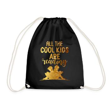 Tous les enfants cool lisent des amoureux des livres de chemises - Sac de sport léger - noir - Devant