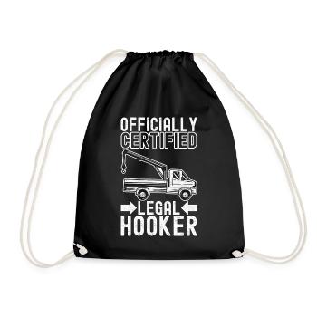 Service de remorquage de dépanneuse - Sac de sport léger - noir - Devant