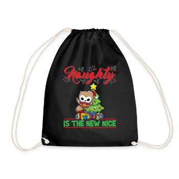 Coquin est le nouveau Noël de Noël Nice - Sac de sport léger - noir - Devant