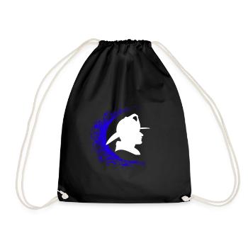 Fireman - Drawstring Bag - black - Front