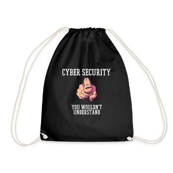 Cybersecurity - IT Security Computer Scientist - Drawstring Bag - black - Front