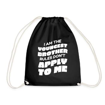 Frère Grand frère Famille - Sac de sport léger - noir - Devant