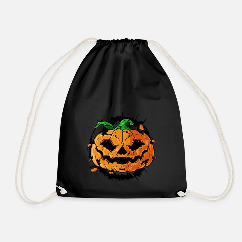 Halloween - Turnbeutel - Schwarz