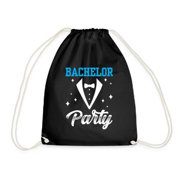 Enterrement de vie de garçon Bachelor bachelorette - Sac de sport léger - noir - Devant