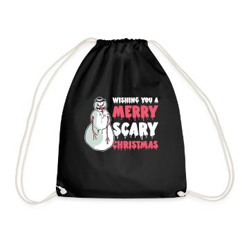 Joyeux Noël Halloween - Sac de sport léger - noir - Devant