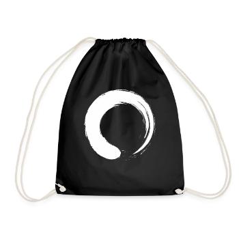 Symbole du cercle du bouddhisme pour le croyant bouddhiste - Sac de sport léger - noir - Devant