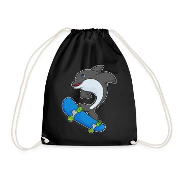 Delfin Skater Skateboard - Sac de sport léger - noir - Devant