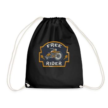 Free Rider Moto Vintage Biker - Sac de sport léger - noir - Devant