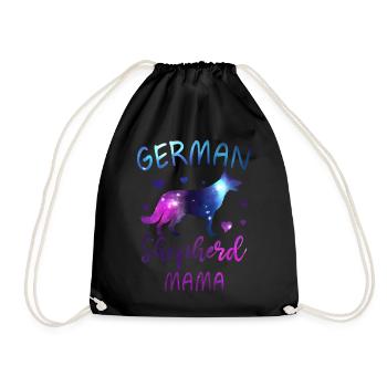 Berger Allemand Mama Dog Lovers - Sac de sport léger - noir - Devant