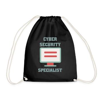 Cybersecurity - IT Security Computer Scientist - Drawstring Bag - black - Front
