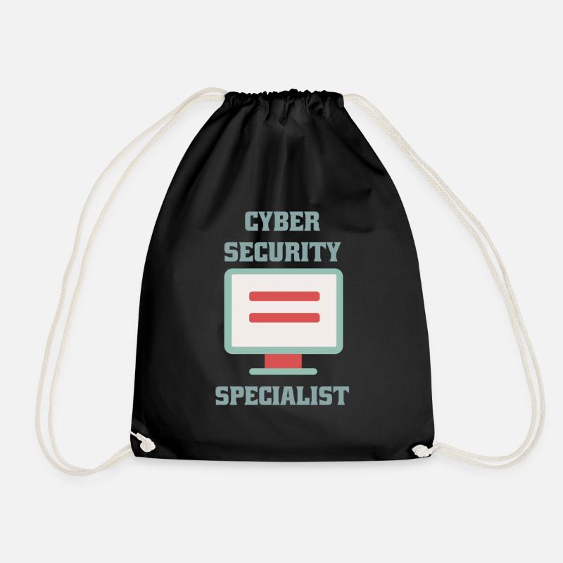 Cybersecurity - IT-Sicherheit Informatiker - Turnbeutel - Schwarz