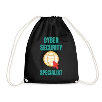 Cybersecurity - IT Security Computer Scientist - Drawstring Bag - black - Front