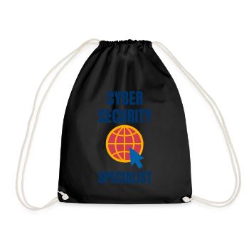 Cybersecurity - IT Security Computer Scientist - Drawstring Bag - black - Front