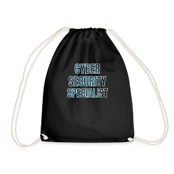 Cybersecurity - IT Security Computer Scientist - Drawstring Bag - black - Front