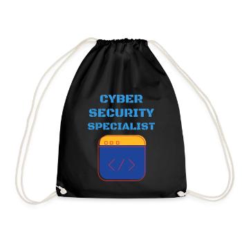 Cybersecurity - IT Security Computer Scientist - Drawstring Bag - black - Front