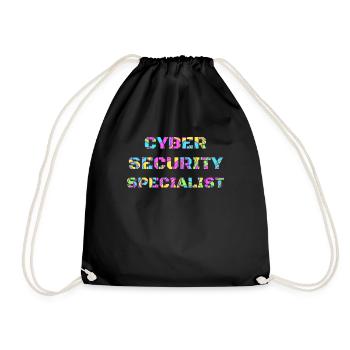 Cybersecurity - IT Security Computer Scientist - Drawstring Bag - black - Front