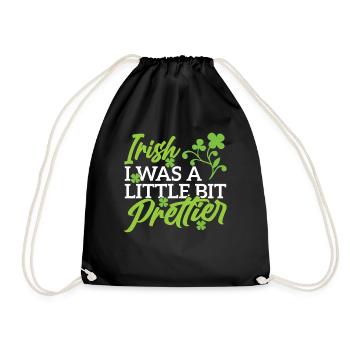 St Patrick's Day Ireland Gaelic Irish Irish - Drawstring Bag - black - Front