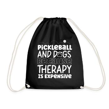 Pickleball Chien Pickleball Et Chiens - Sac de sport léger - noir - Devant