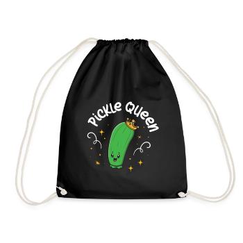 Pickle Queen - Turnbeutel - Schwarz - Vorne