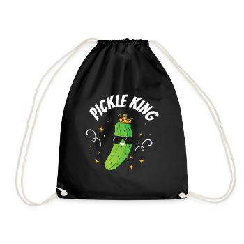Pickle King - Turnbeutel - Schwarz - Vorne