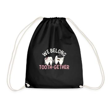 Nous appartenons ensemble pour un couple de prothésistes dentaires - Sac de sport léger - noir - Devant