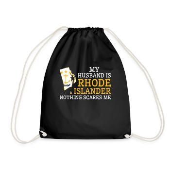 Rien ne me fait peur Mari rhode Islander - Sac de sport léger - noir - Devant