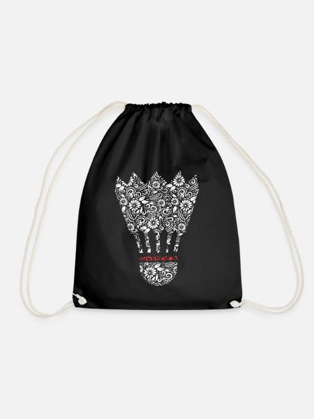 Badminton Shuttlecock For Badminton Enthusiast - Turnbeutel - Schwarz
