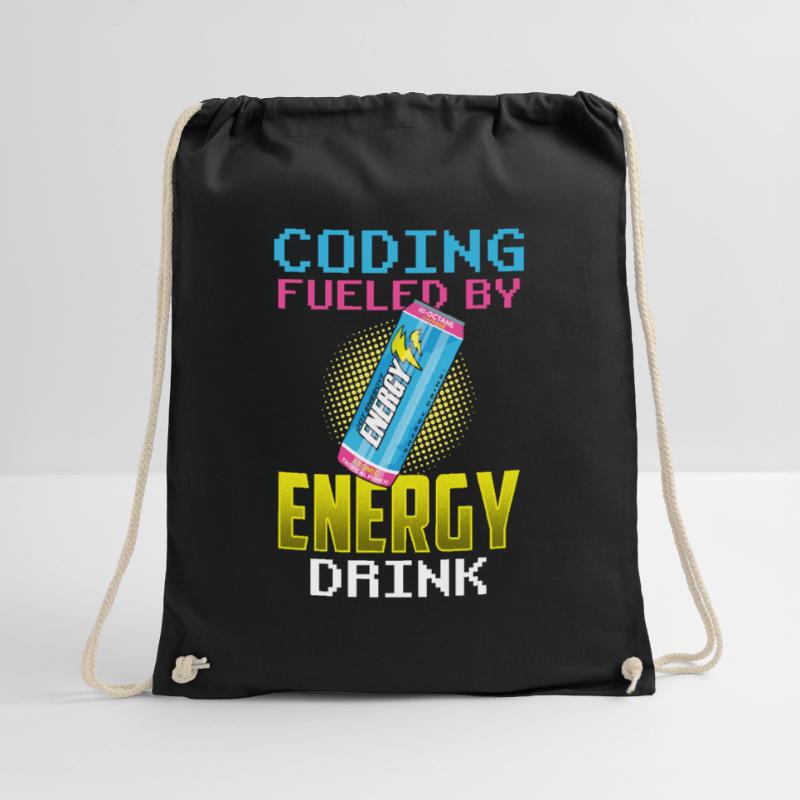 Programmation avec le code de codage Energydrinks Coder Sac de sport léger