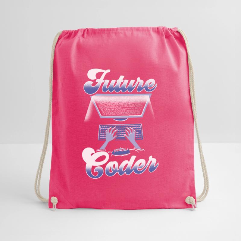 Future Coder Code Programmer Coding Drawstring Bag