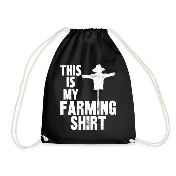 Farming Farmer Vintage C’est mon - Sac de sport léger - noir - Devant