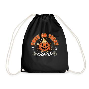 Trick Or Treat Crew Pumpkin - Sac de sport léger - noir - Devant