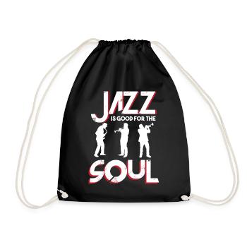 Musicien Jazz Soul Saxophone Music Orchestra - Sac de sport léger - noir - Devant