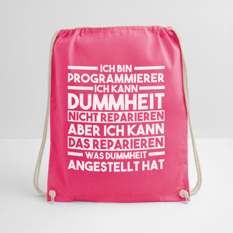 Programmieren Entwickler Coder Programmierer Turnbeutel