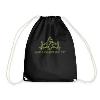 Passez une journée de corntastic - Sac de sport léger - noir - Devant