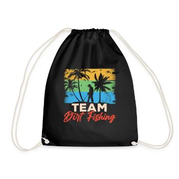 Équipe Dirt Fishing Détection de métaux Détection de métaux - Sac de sport léger - noir - Devant