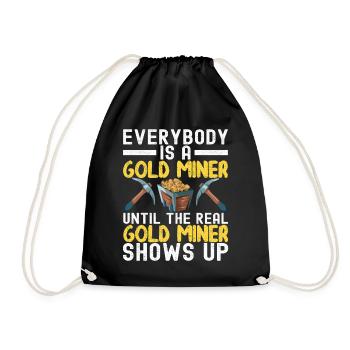 Chercheurs d’or Extraction d’or - Sac de sport léger - noir - Devant
