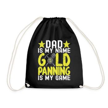 Gold Diggers Gold Mining - Drawstring Bag - black - Front