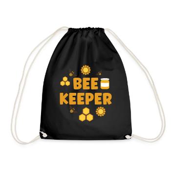 Beekeeping Honey bee Beekeepers - Drawstring Bag - black - Front