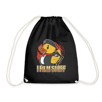 Je filme des trucs - Sac de sport léger - noir - Devant