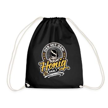 Qui s’occupe du miel - Sac de sport léger - noir - Devant