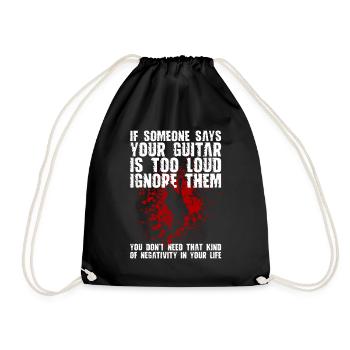 Guitariste électrique Guitariste Guitariste Rock Lustig - Sac de sport léger - noir - Devant