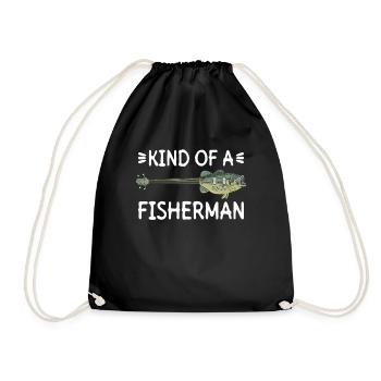 Kind Of A Fisherman - bassiste - Sac de sport léger - noir - Devant