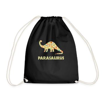 parasaurus, paraprofessional paraeducator - Turnbeutel - Schwarz - Vorne