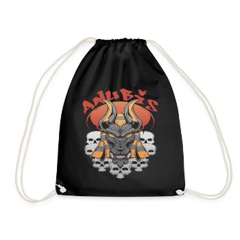 Anubis Egypte Dieu des Morts Egyptologue Pyramides Souv - Sac de sport léger - noir - Devant