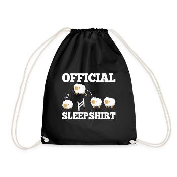 Chemise de nuit officielle Mouton - Sac de sport léger - noir - Devant