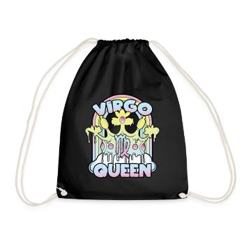 Virgin Queen - Drawstring Bag - black - Front