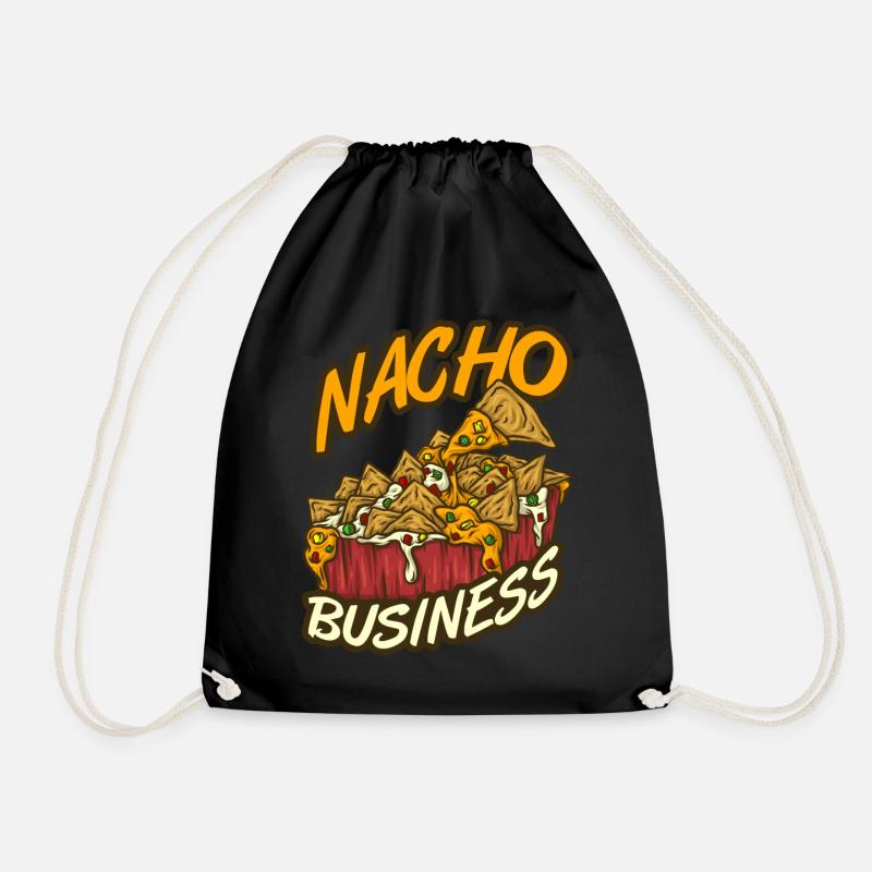 Nachos - Turnbeutel - Schwarz