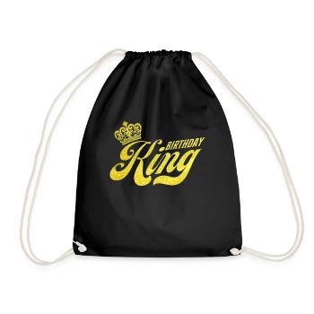 Roi de Brithday - Sac de sport léger - noir - Devant
