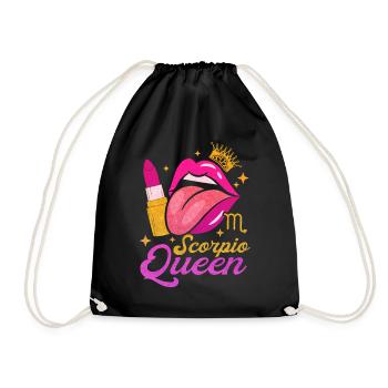 Horoscope Scorpio - Drawstring Bag - black - Front