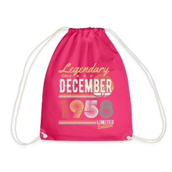 Legendary Since December 1958 Limited Edition - Turnbeutel - Fuchsia - Vorne